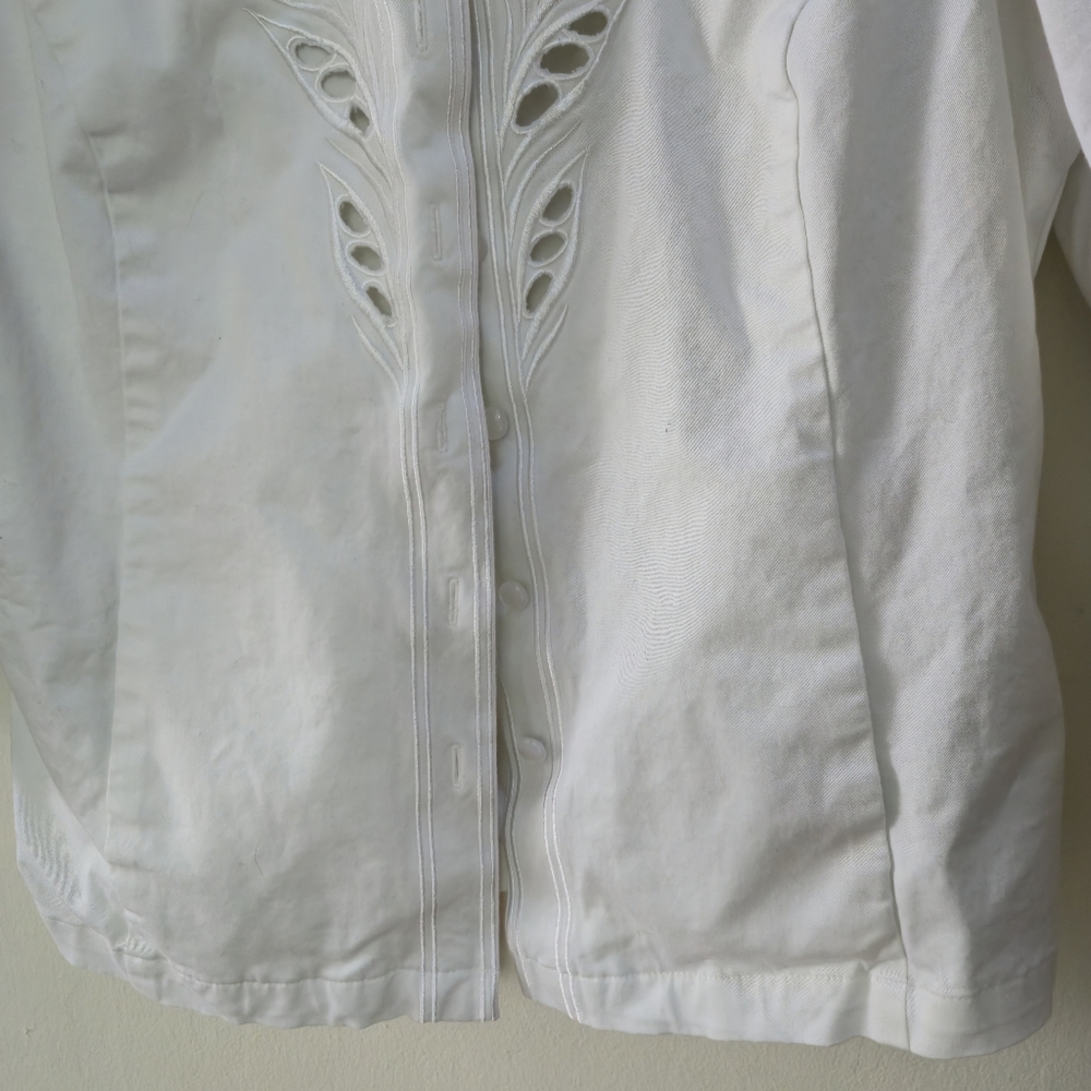 Bob Mackie Wearable Art Button Up - image 4